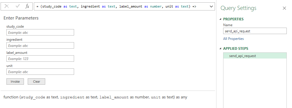 DSID API Example Response