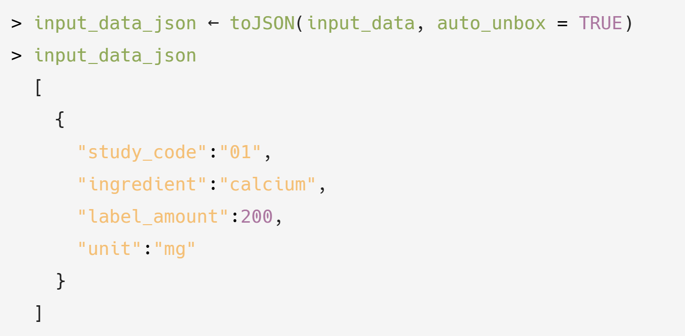 DSID API Example Response